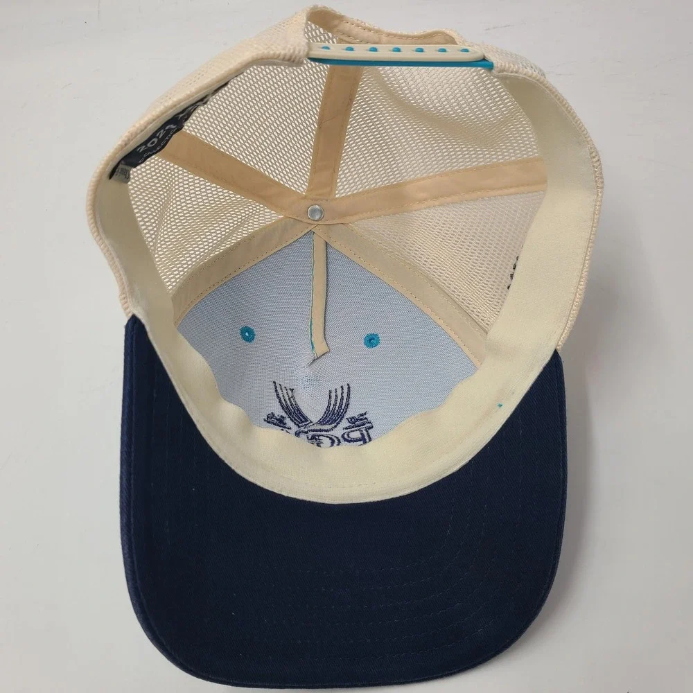PGA Valhalla Hat Snapback Trucker Mesh Ahead Blue White Golf Club 2024 Logo Men